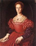 BRONZINO, Agnolo Portrait of Lucrezia Panciatichi fg Spain oil painting artist